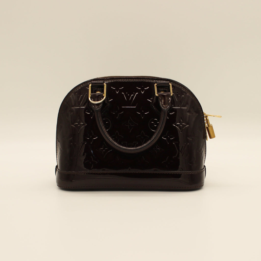 Louis Vuitton Alma BB Chocolate Vernis