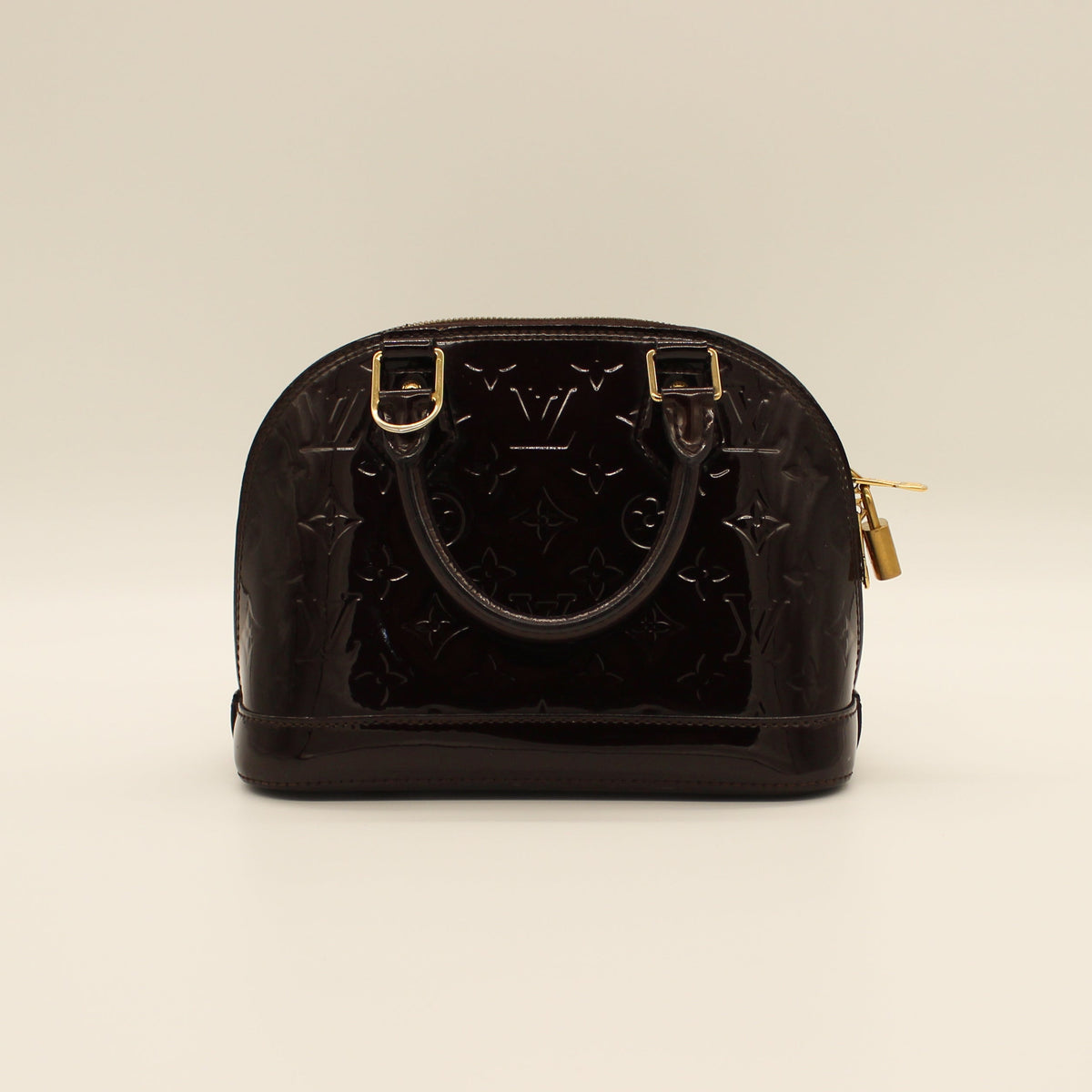Louis Vuitton Alma BB Chocolate Vernis
