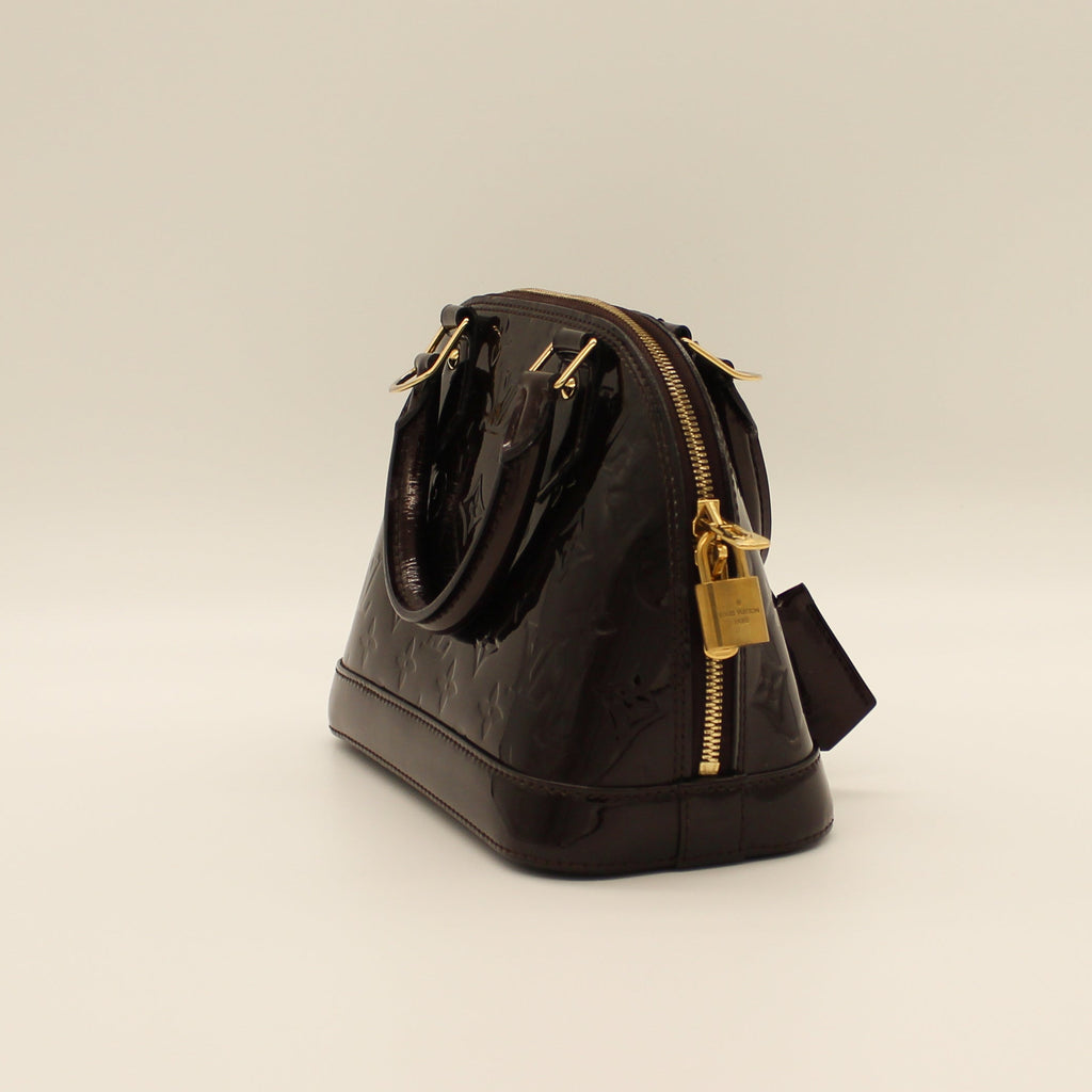 Louis Vuitton Alma BB Chocolate Vernis