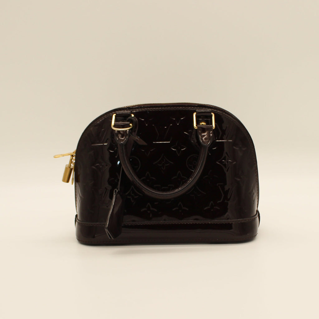 Louis Vuitton Alma BB Chocolate Vernis