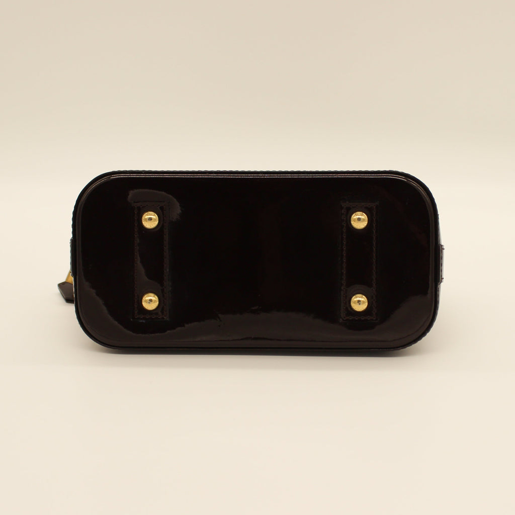 Louis Vuitton Alma BB Chocolate Vernis