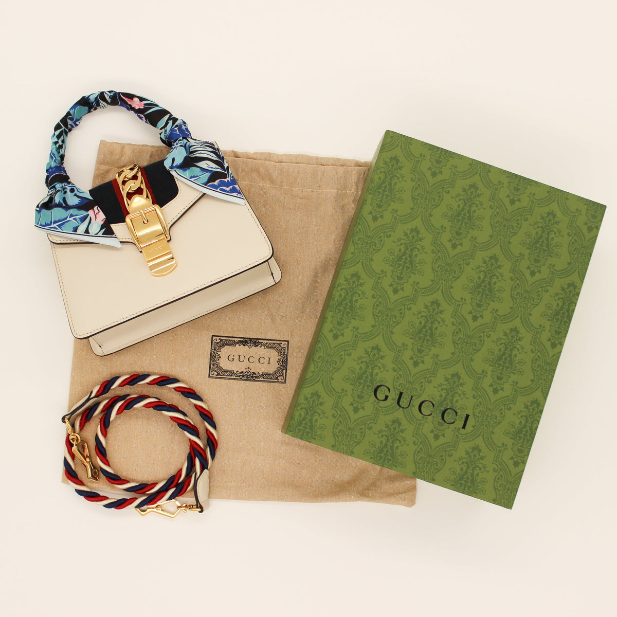 Gucci Sylvie Mini Top Handle Bag