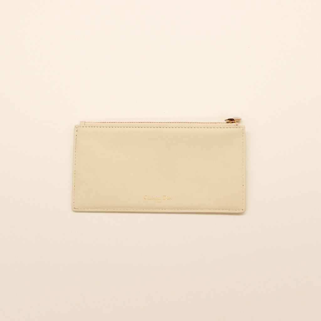 Dior White Cannage Leather Crossbody