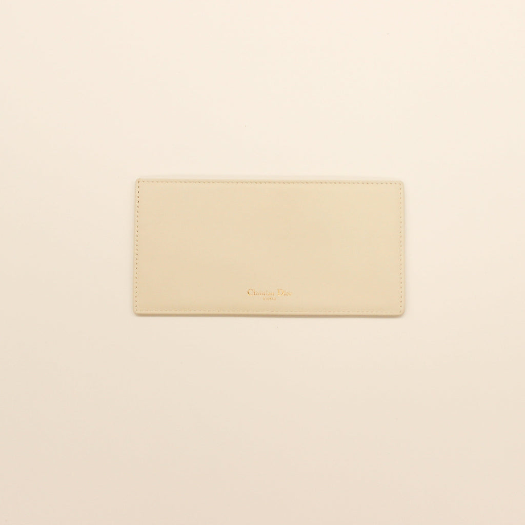 Dior White Cannage Leather Crossbody