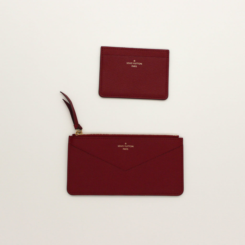 Louis Vuitton Jeanne Wallet Set with Fuscia Inserts