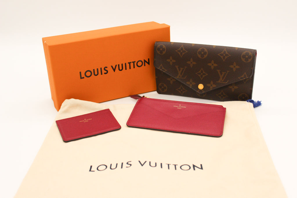 Louis Vuitton Jeanne Wallet Set with Fuscia Inserts